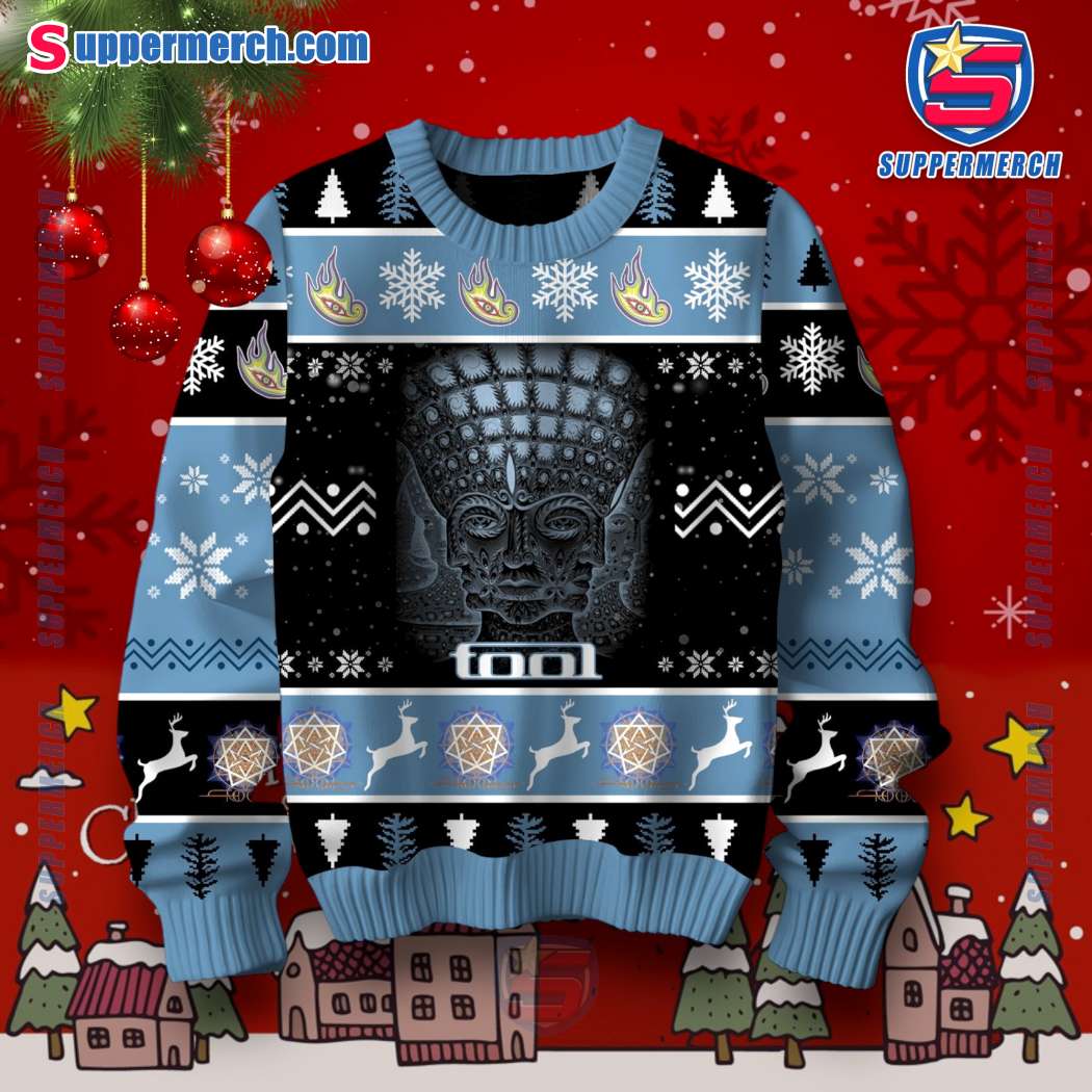 Tool Band Poster At Wiener Stadhalle On June 10 2024 Ugly Christmas Sweater-a Sey4lLE