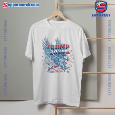 Trump 2024 Maga For Life American Eagle T-Shirt Tee Men Women-a vhRrXEx