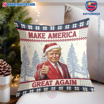 Trump Make America Great Again Ugly Christmas Pillowcase-a jFEG4d9