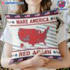 Trump Make America Red Again Election Map 2024 Christmas Pillowcase-a la1DWzt