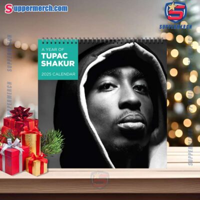Tupac Shakur Wall Hanging Calendar 2025-a vxEknMN