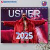 Usher Wall Hanging Calendar 2025 ukdmbjW