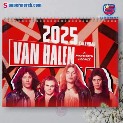 Van Halen Wall Hanging Calendar 2025-a 1OBUHXy
