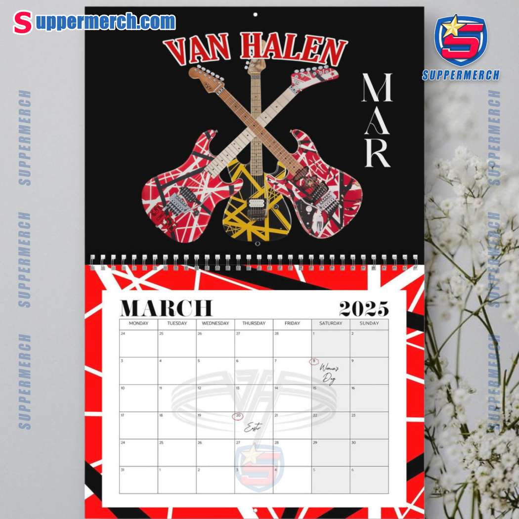 Van Halen Wall Hanging Calendar 2025-x BfhnOyq