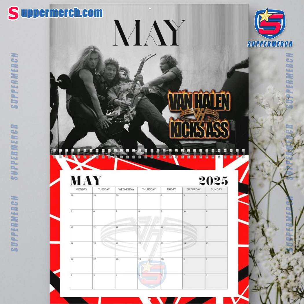 Van Halen Wall Hanging Calendar 2025-z uTHv5XC