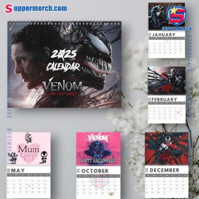 Venom The Last Dance Wall Hanging Calendar 2025 pW9Lscb