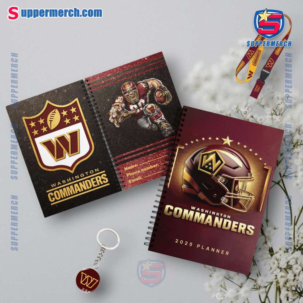 Washington Commanders 2025 Daily Planner 5X7qhDR