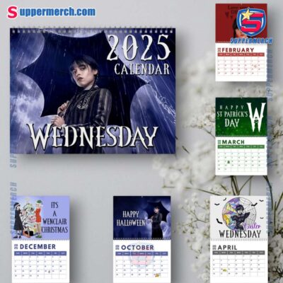 Wednesday Wall Hanging Calendar 2025 2nLGOlo