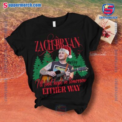 Zach Bryan I'll Find Hope In Tomorrow Either Way Christmas Pajamas Set-a mDZ92J4