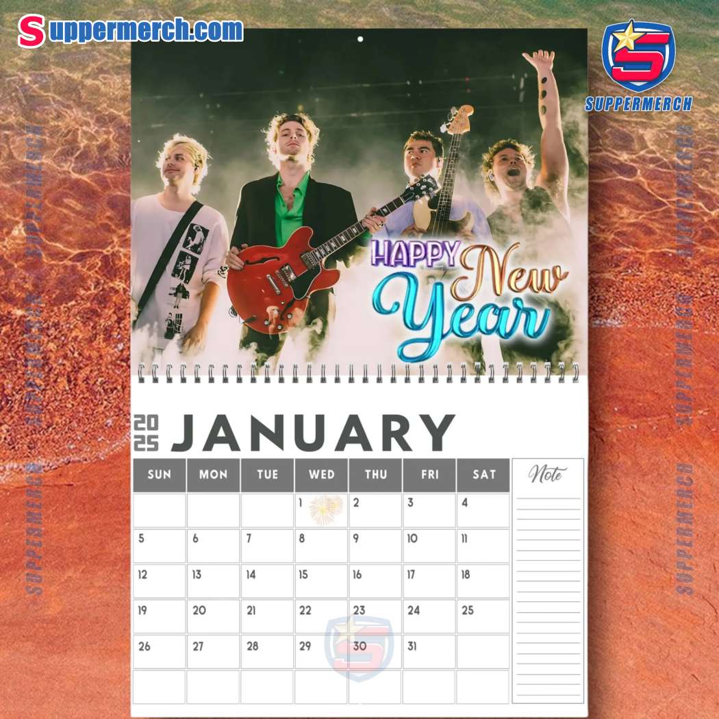 5 Seconds Of Summer Calendar 2025-b Y2sFhGK