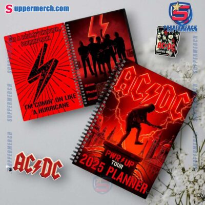 ACDC Pwr Up Tour 2025 Daily Planner EI9XN2y