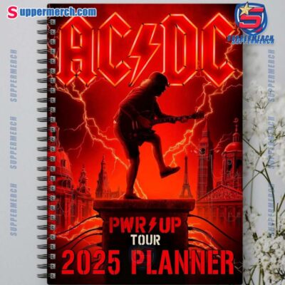 ACDC Pwr Up Tour 2025 Daily Planner-a EnwUeQZ