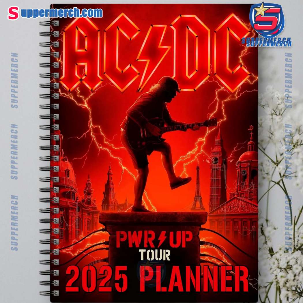 ACDC Pwr Up Tour 2025 Daily Planner-a EnwUeQZ