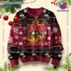 Acdc Tis The Season To Go On The Highway To Hell Ugly Christmas Sweater-b WKA07Og