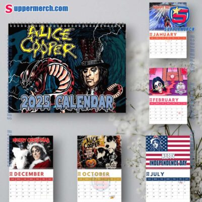 Alice Cooper Wall Hanging Calendar 2025 eK4qYWl