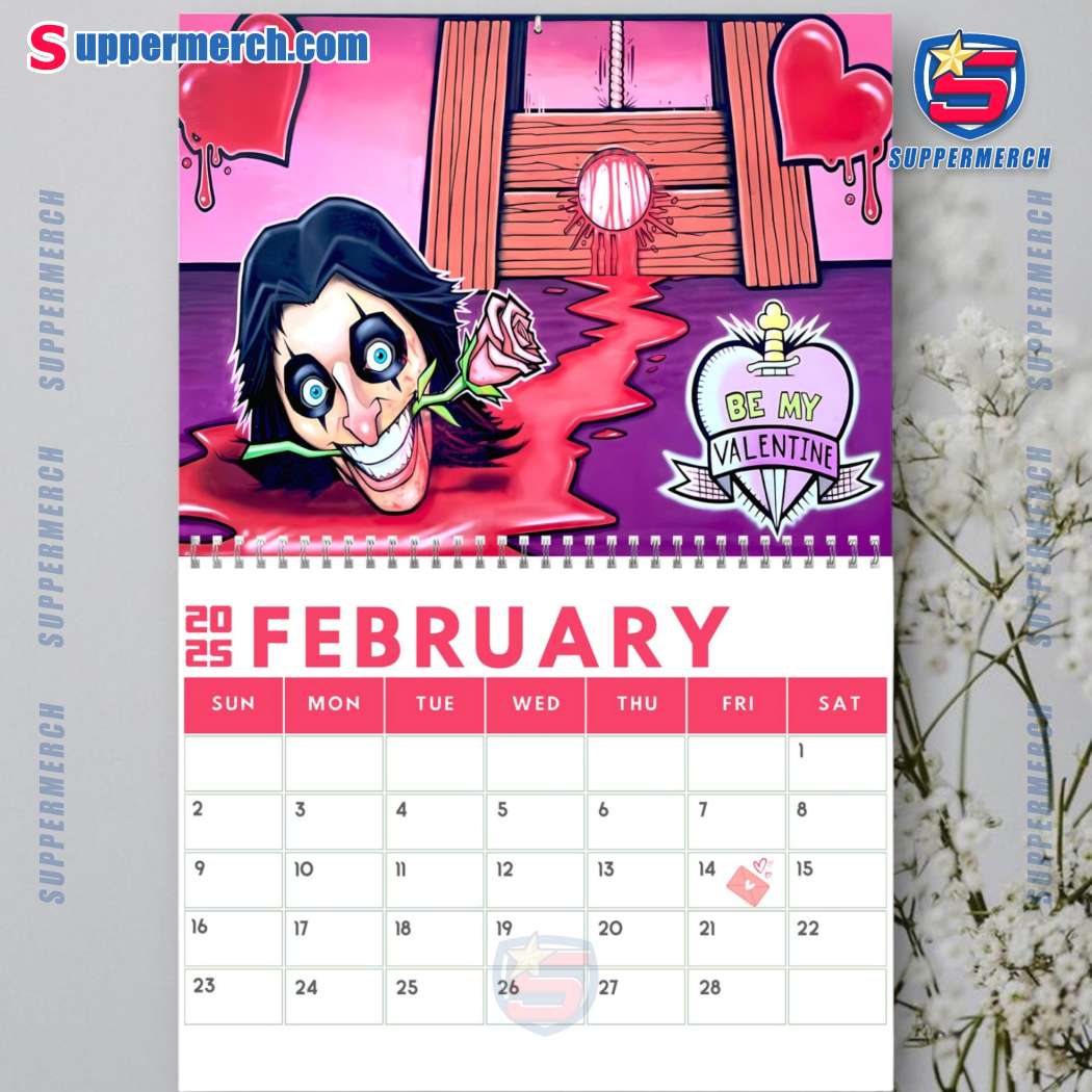 Alice Cooper Wall Hanging Calendar 2025-c g7VZmkq