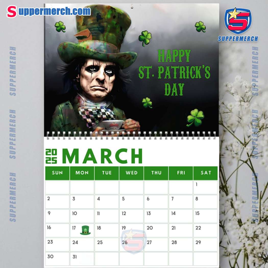 Alice Cooper Wall Hanging Calendar 2025-x eTDSMB8