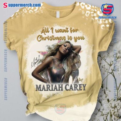 All I Want For Christmas Is You Mariah Carey Signature Pajamas Set-a ZO8ISba