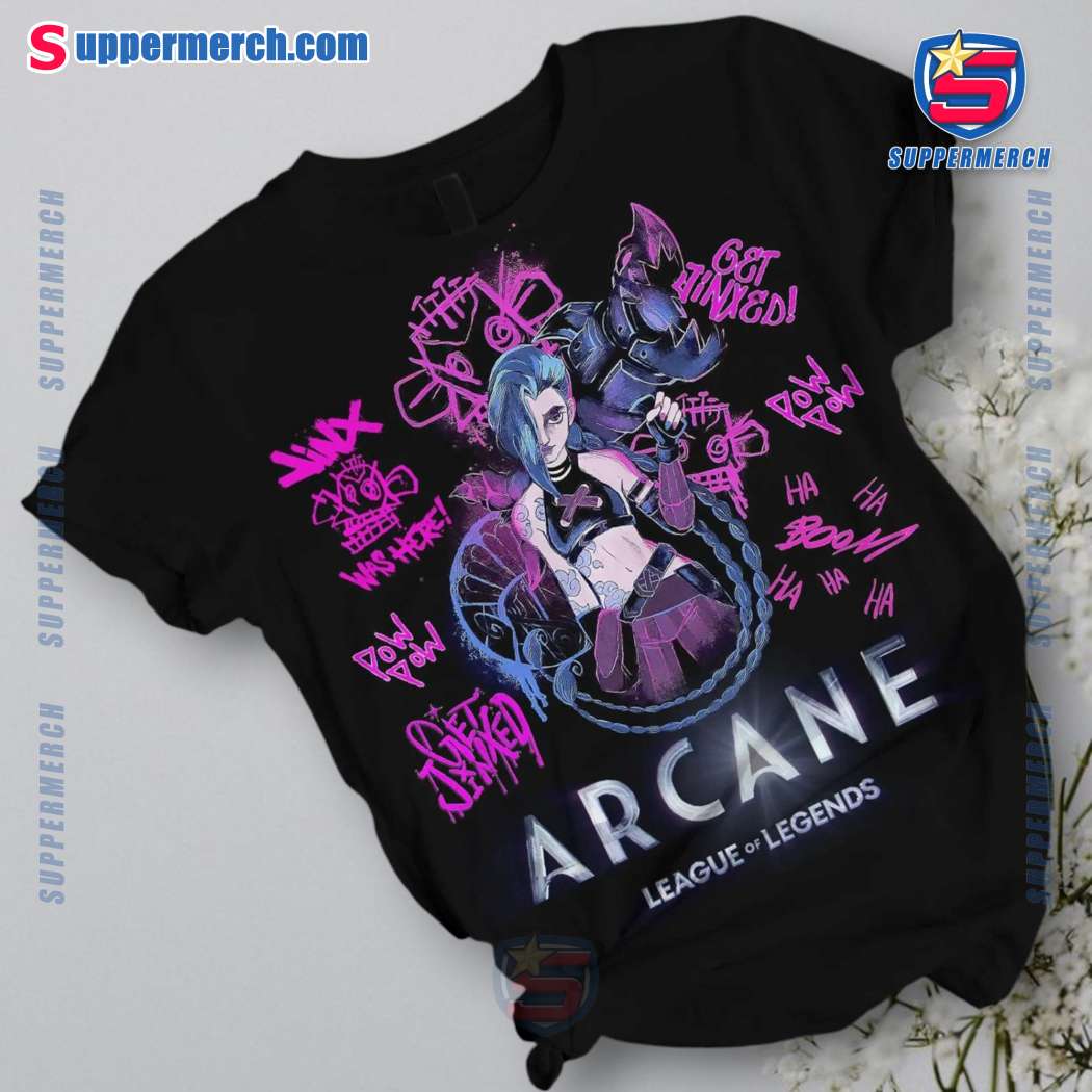 Arcane League Of Legends Jinx Pajamas Set-a iUahAer