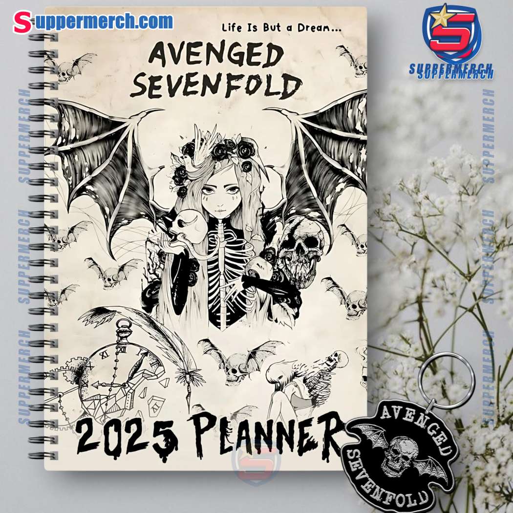 Avenged Sevenfold Life Is But A Dream 2025 Daily Planner-a Bfs1utO