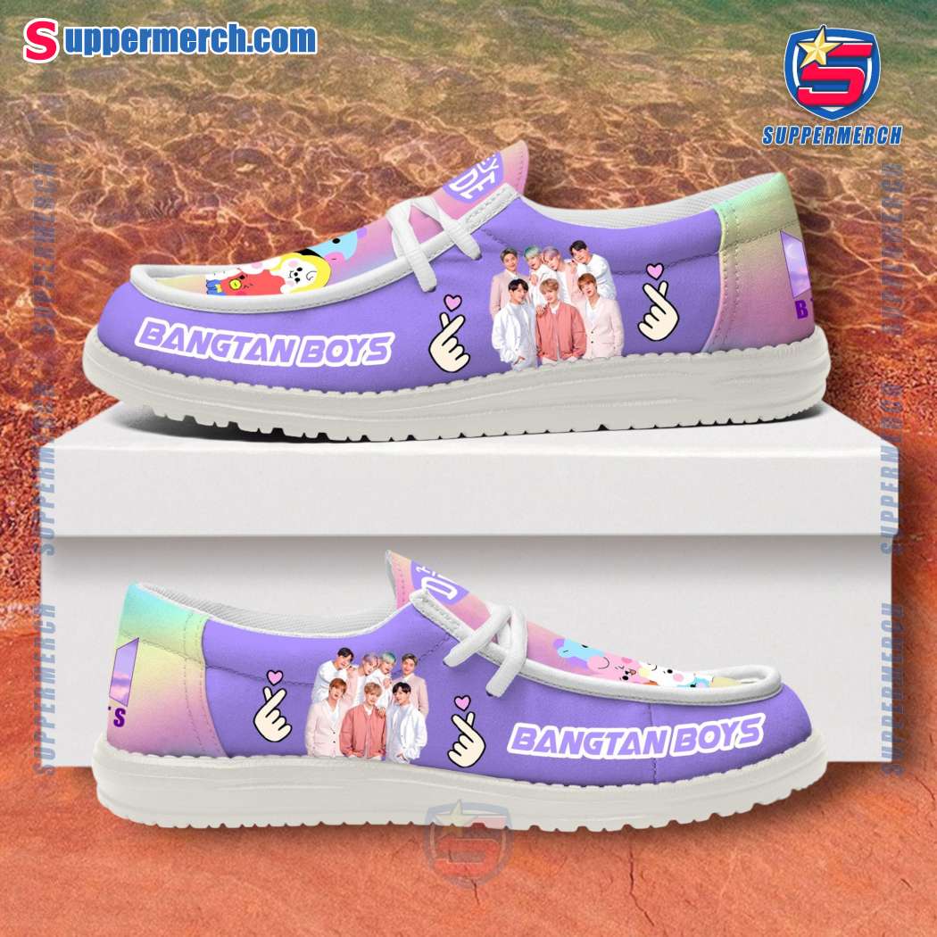 BTS Bangtan Boys Loafer Shoes-a SZzQxAB
