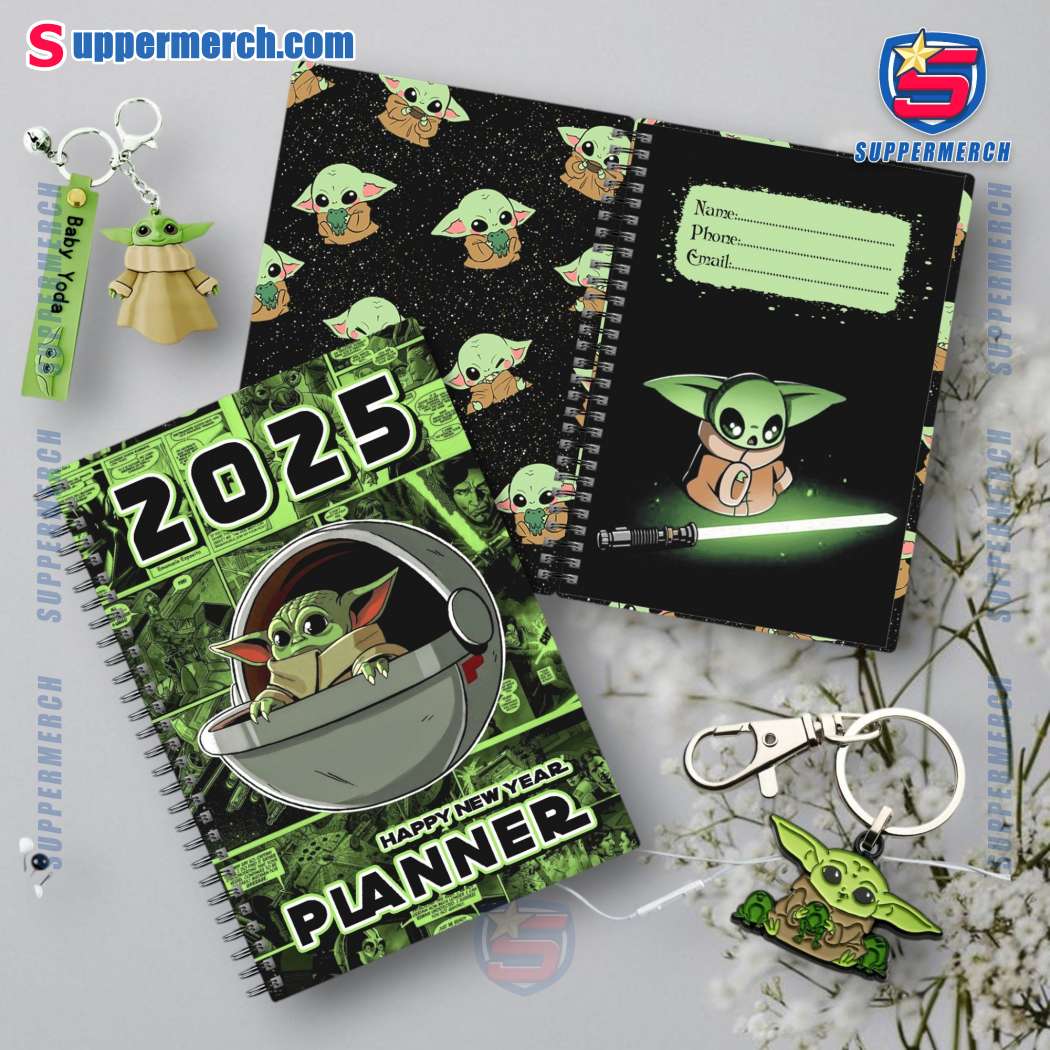 Baby Yoda 2025 Daily Planner a3SucID