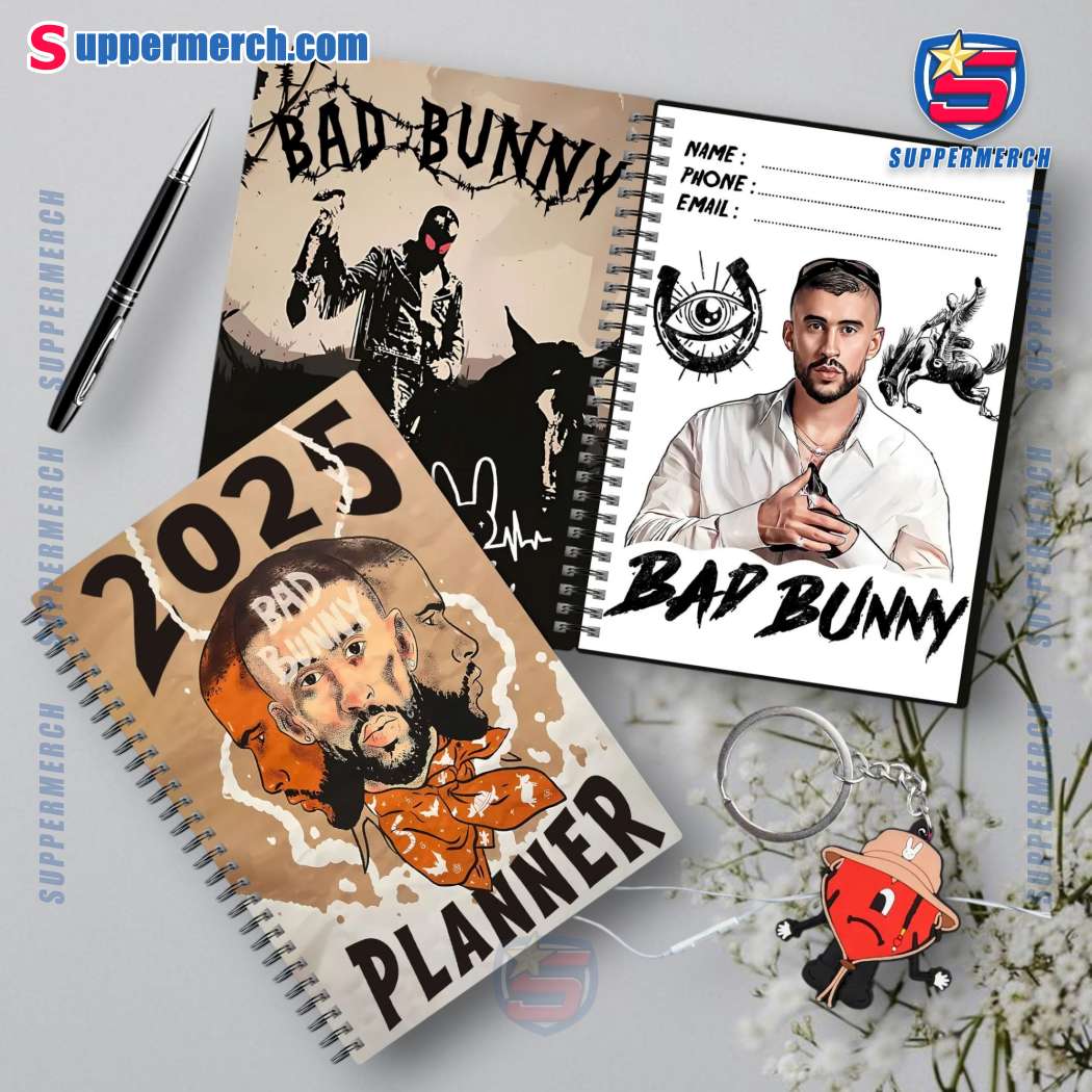 Bad Bunny 2025 Daily Planner QHkRK5w