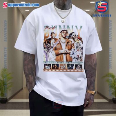 Bad Bunny Graphic Print Unisex T-shirt-a IujBhyR