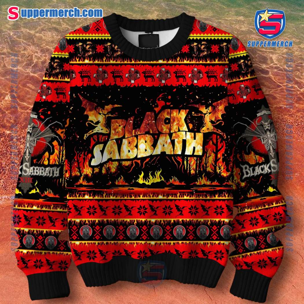 Black Sabbath XIII Ugly Christmas Sweater-a ghIfpv1
