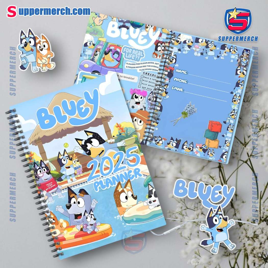 Bluey 2025 Daily Planner 35YUzlX