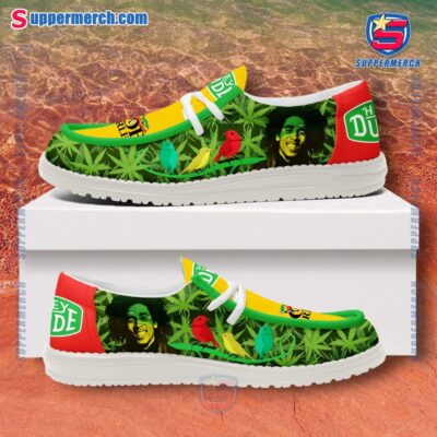 Bob Marley Weed Leaves Loafer Shoes JOZ5fMQ