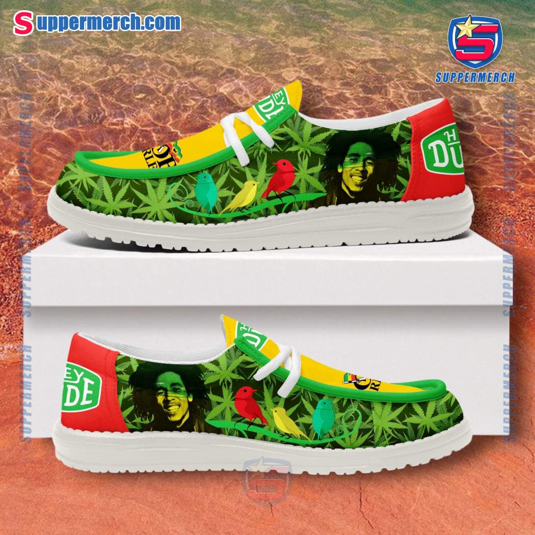 Bob Marley Weed Leaves Loafer Shoes JOZ5fMQ