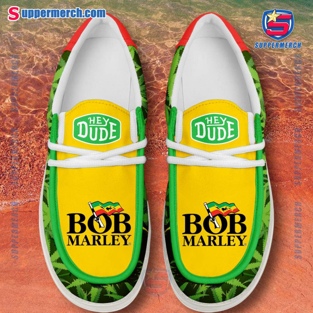 Bob Marley Weed Leaves Loafer Shoes-b J82Yxgq