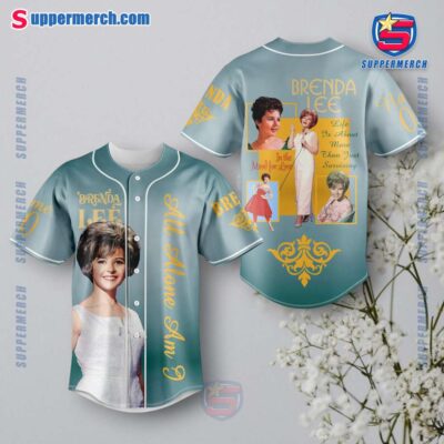 Brenda Lee All Alone Am I Personalized Baseball Jersey GKe3Wua