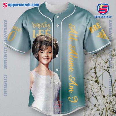 Brenda Lee All Alone Am I Personalized Baseball Jersey-a cJmz5W6