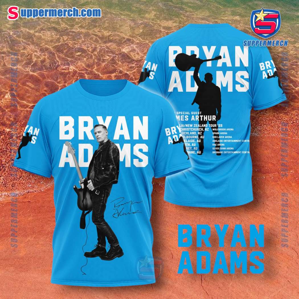 Bryan Adams With James Arthur Australia New Zealand Tour '25 T-shirt, Hoodie xNf0do7