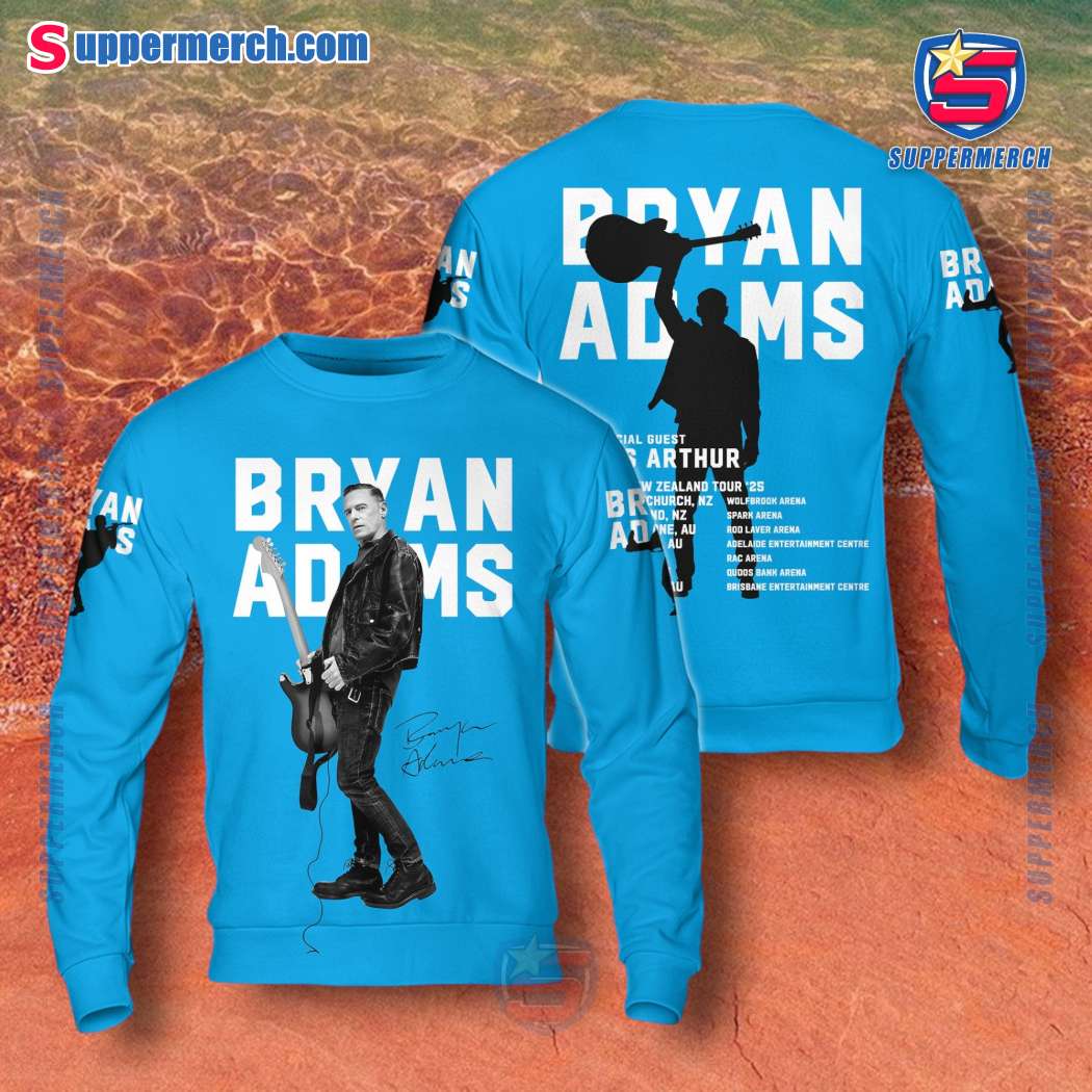 Bryan Adams With James Arthur Australia New Zealand Tour '25 T-shirt, Hoodie-a RY2i1Fx