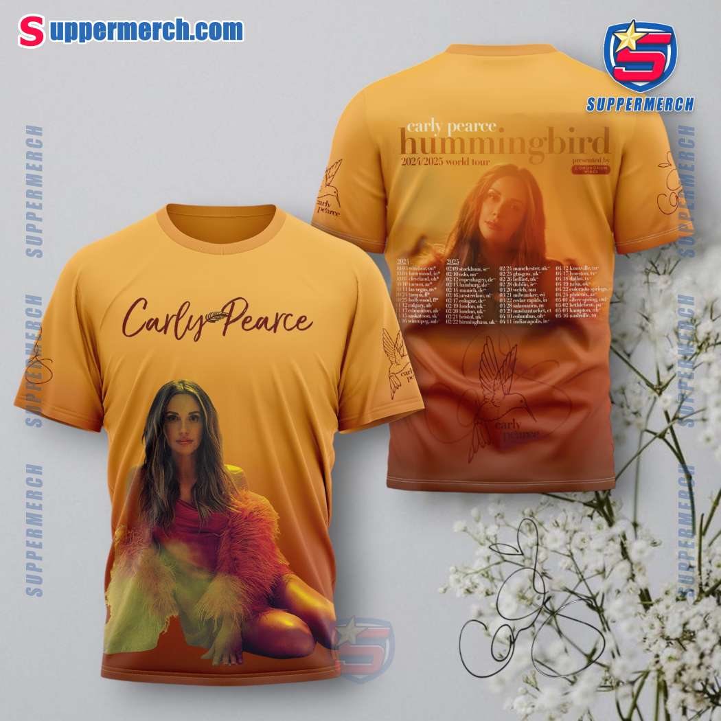 Carly Pearce Hummingbird 20242025 World Tour Shirt iUV5txJ