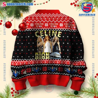 Celine Dion Let's Hope It's A Good One Without Any Fear Ugly Christmas Sweater-a fKatj5w