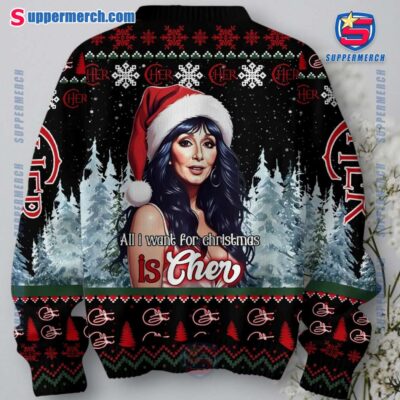 Cher Singer Christmas For Chering Ugly Christmas Sweater-a FPZEsIL