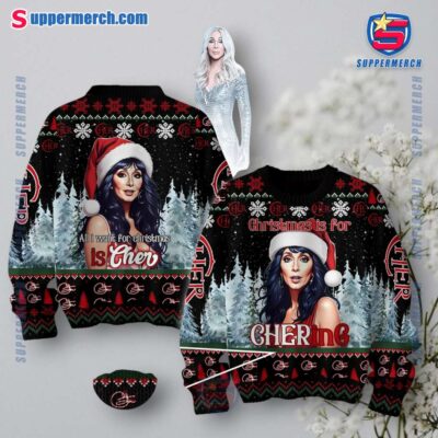 Cher Singer Christmas For Chering Ugly Christmas Sweater PKu6Z7y