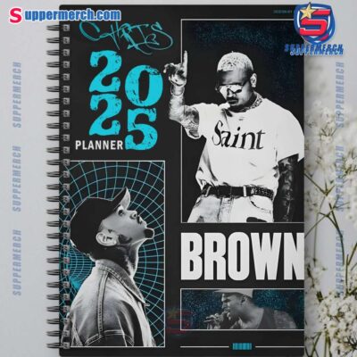 Chris Brown Part Of The Plan 2025 Daily Planner-a N9ABVLg