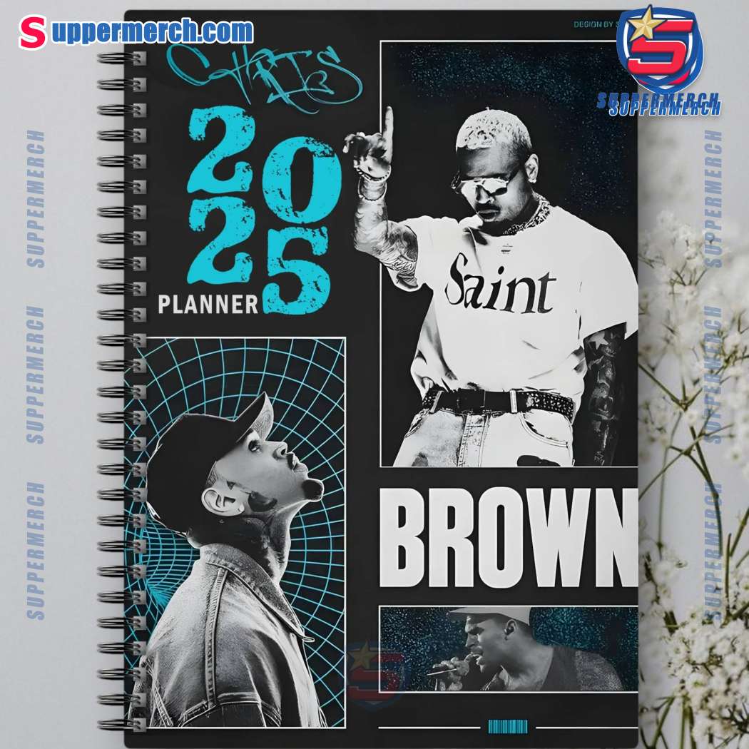 Chris Brown Part Of The Plan 2025 Daily Planner-a N9ABVLg