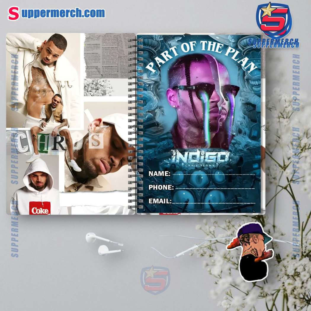 Chris Brown Part Of The Plan 2025 Daily Planner-b ix6TKP7