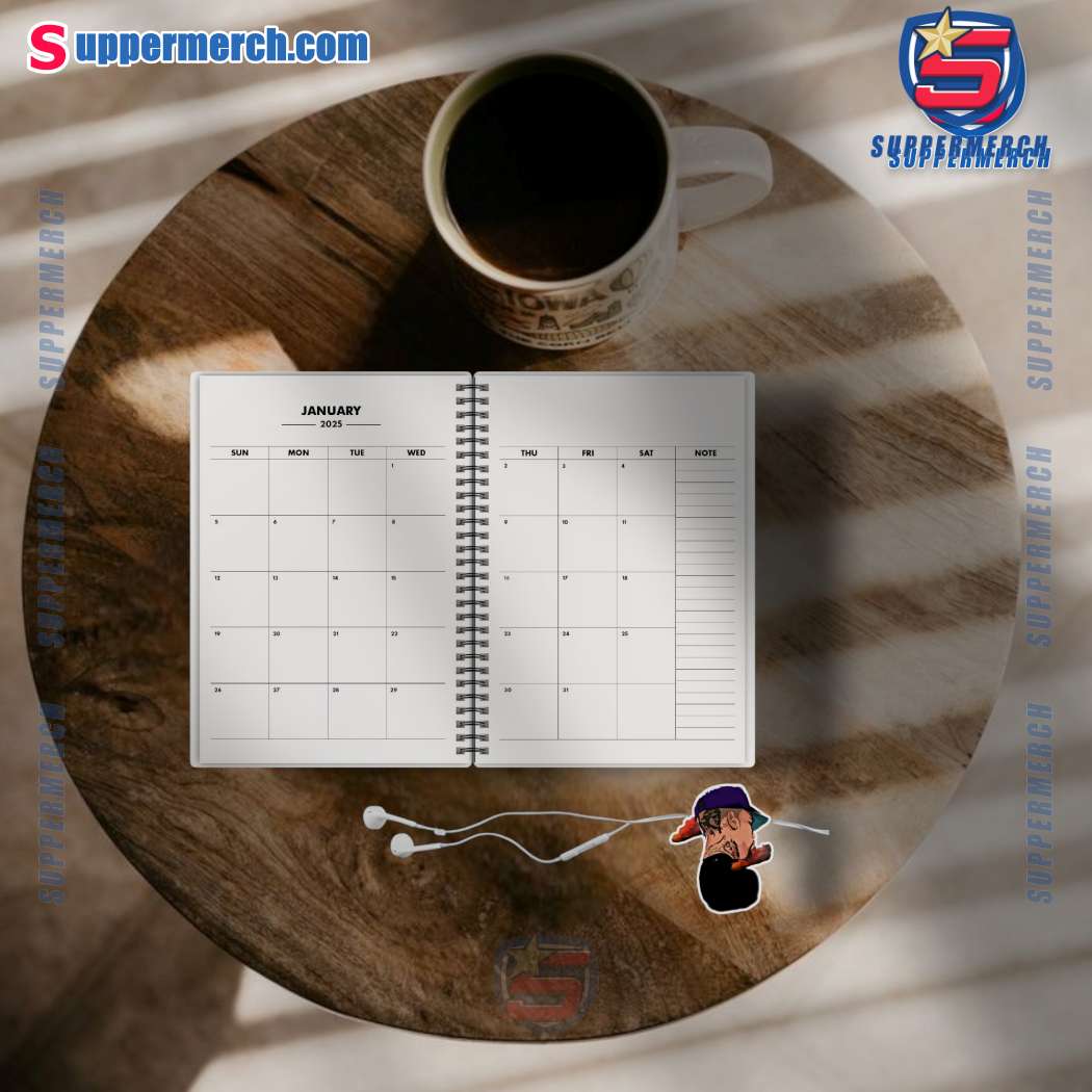 Chris Brown Part Of The Plan 2025 Daily Planner-c mjKMar8