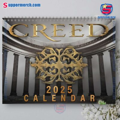 Creed Band Wall Hanging Calendar 2025-a D3WaNMJ