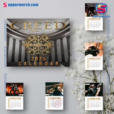 Creed Band Wall Hanging Calendar 2025 OYA8d3f