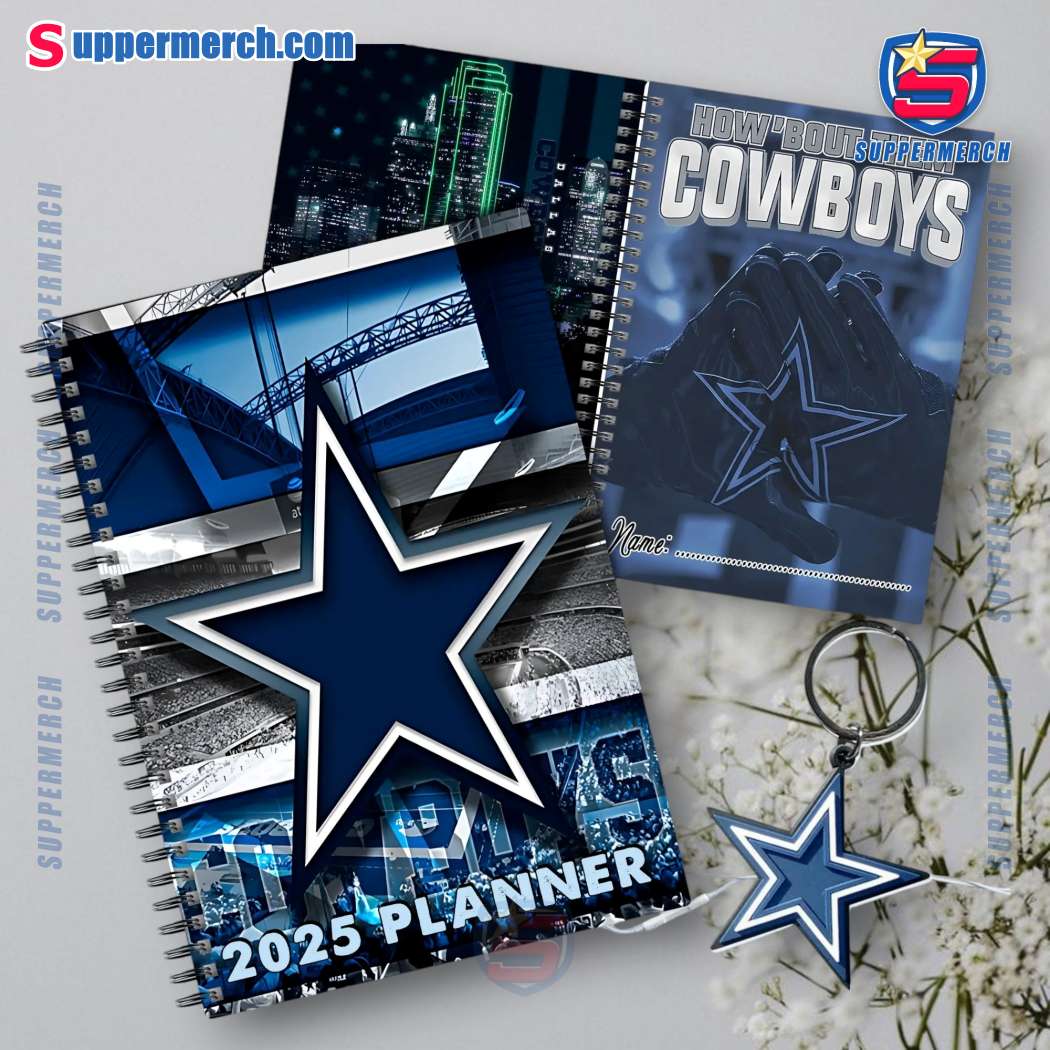 Dallas Cowboys How 'bout Them Cowboys 2025 Daily Planner VFcq78Q