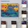 Dave Matthews Band Happy New Year Wall Hanging Calendar 2025 72wpGry