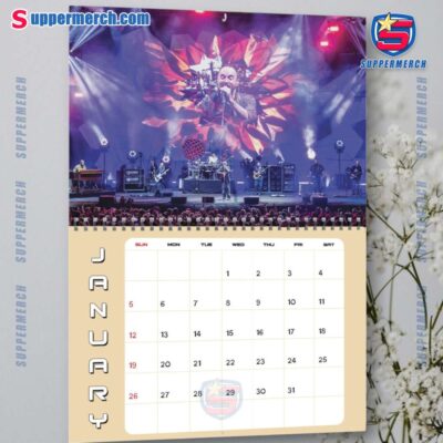 Dave Matthews Band Happy New Year Wall Hanging Calendar 2025-a LIRuGBk